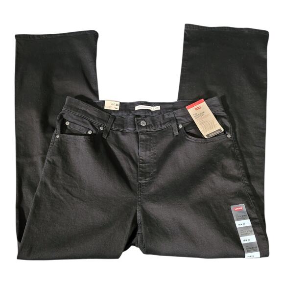 Levi's 725 High Rise Bootcut Stellar Stretch Black Jeans  Plus Size 16W NWT - Picture 7 of 16